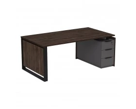 Стол рабочий на опорной угловой тумбе (2060x1030x750) Magnetic images