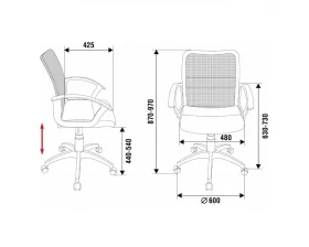 Кресло Бюрократ CH-590 images