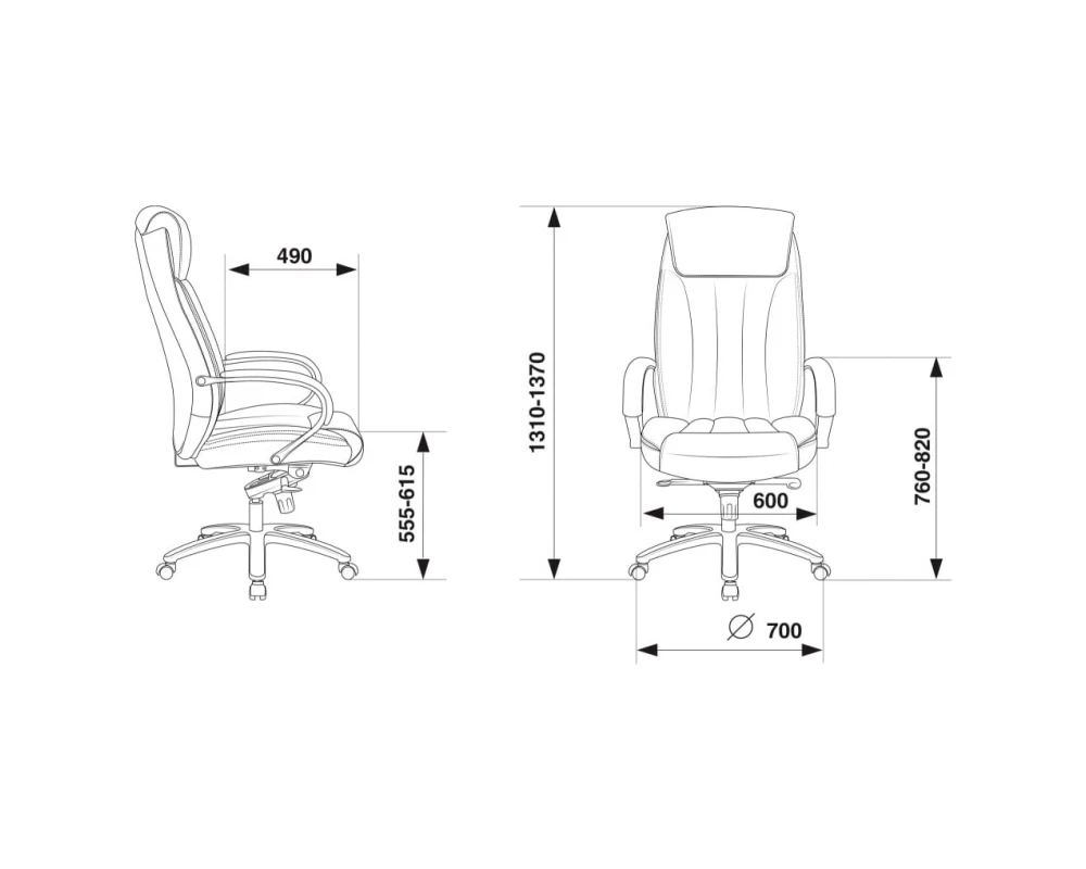 Кресло Бюрократ T-9922SL