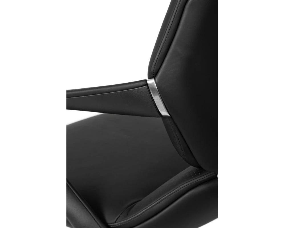 Кресло College CLG-628 LTU-A Экокожа, Черный