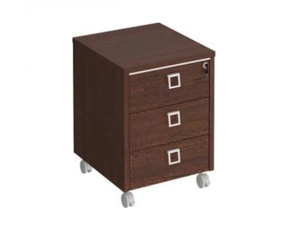 Тумба выкатная 3x ящичная с центральным замком 46,2x50x63,3 Cosmo