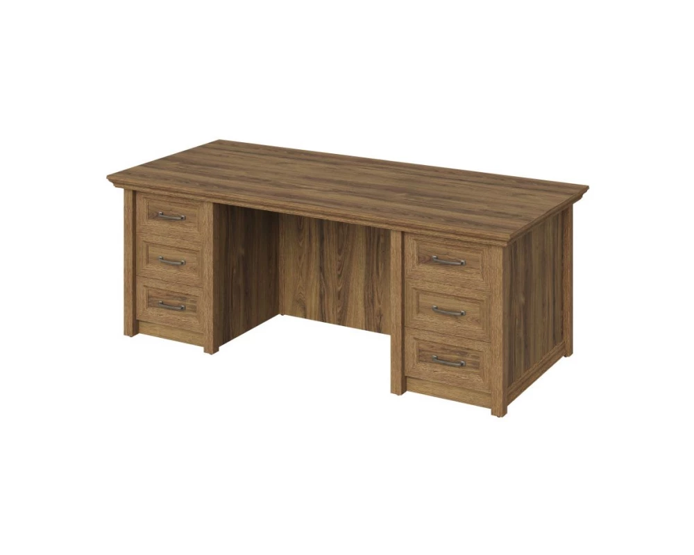 Стол с тумбами 200х90х75,2 London New Дуб чарльстон