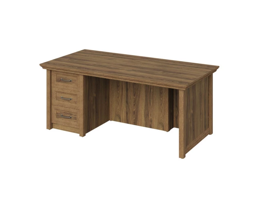 Стол с тумбой, левый 180х90х75,2 London New Дуб чарльстон