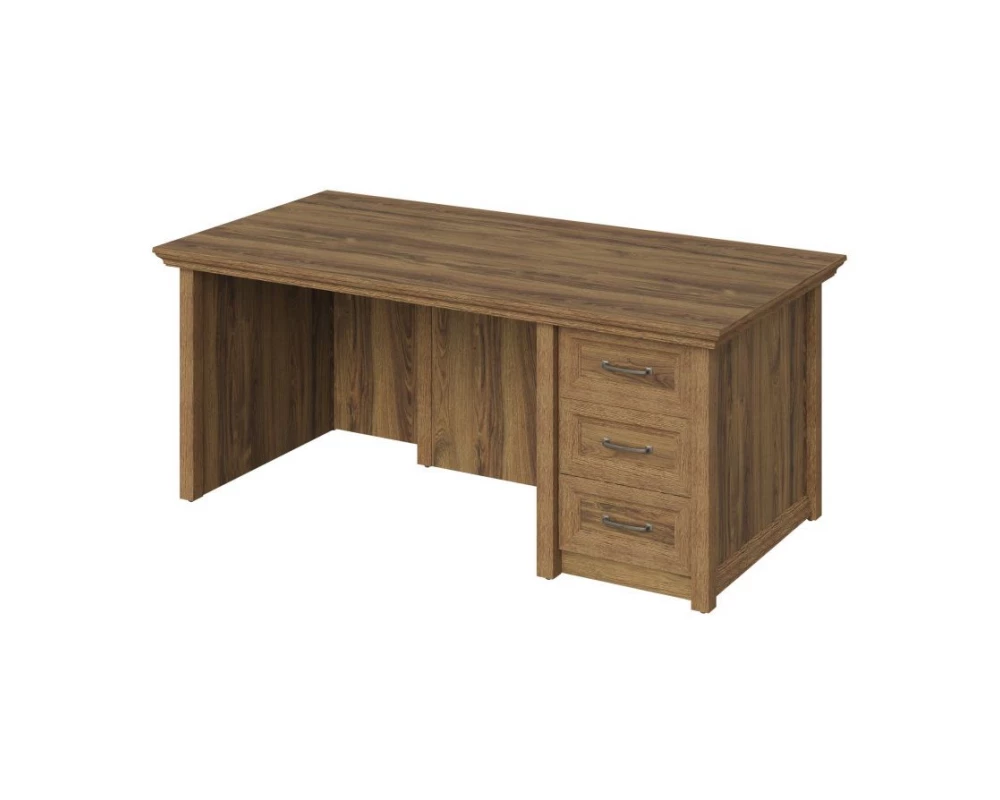 Стол с тумбой, правый 180х90х75,2 London New Дуб чарльстон