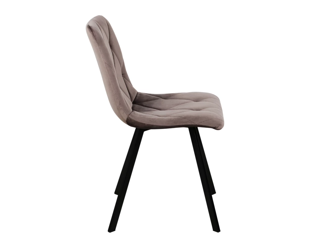 Стул обеденный Рокки ножки прямоугольные черные