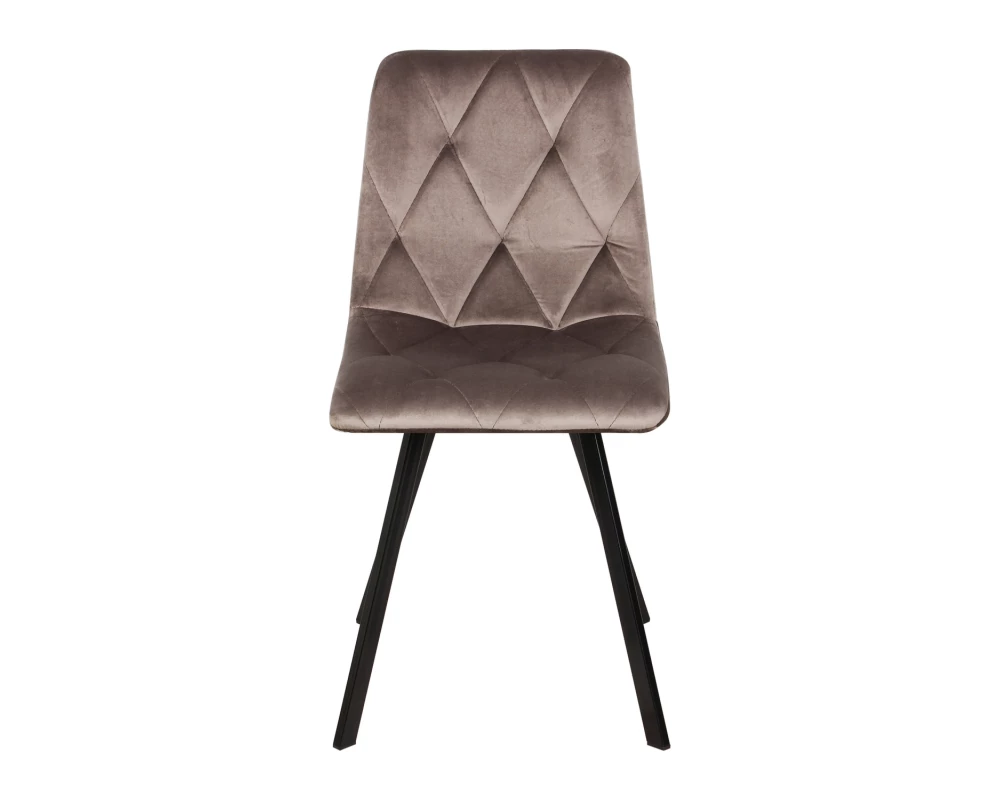 Стул обеденный Рокки ножки прямоугольные черные