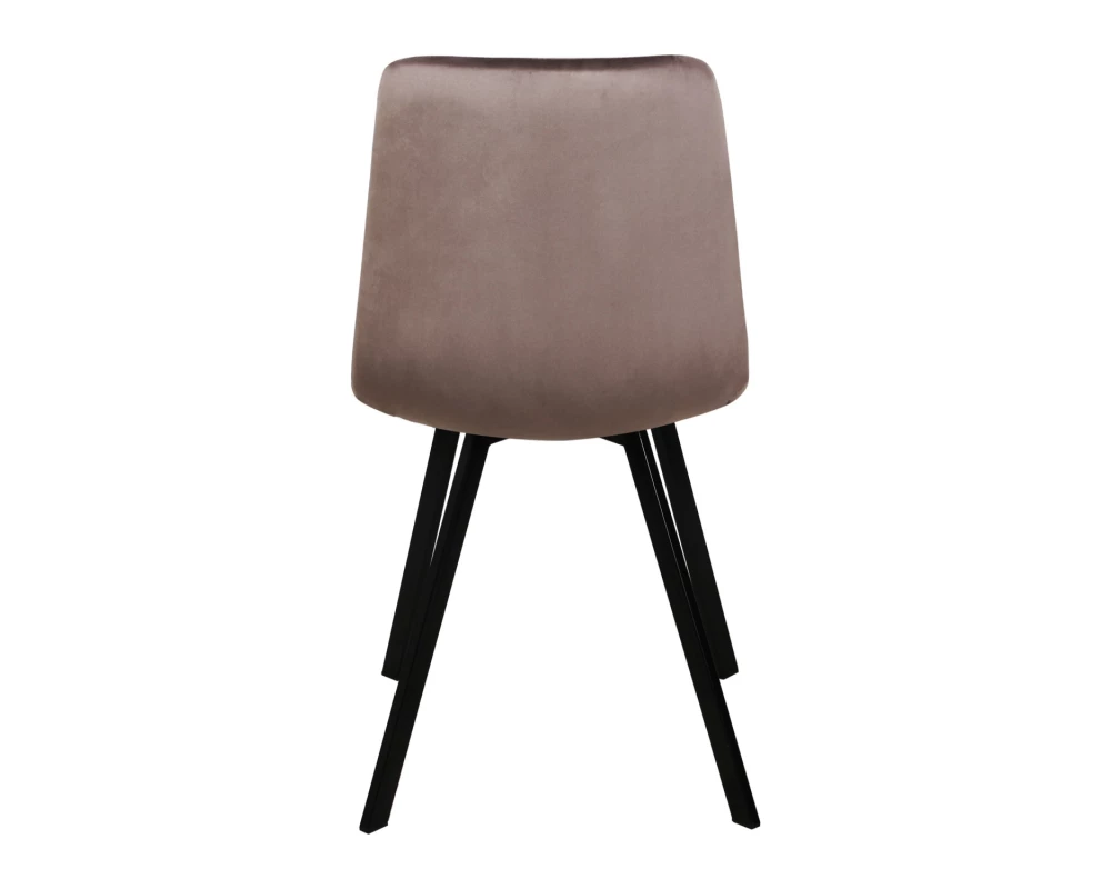 Стул обеденный Рокки ножки прямоугольные черные