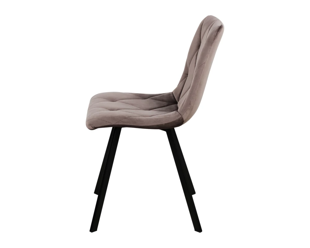 Стул обеденный Рокки ножки прямоугольные черные