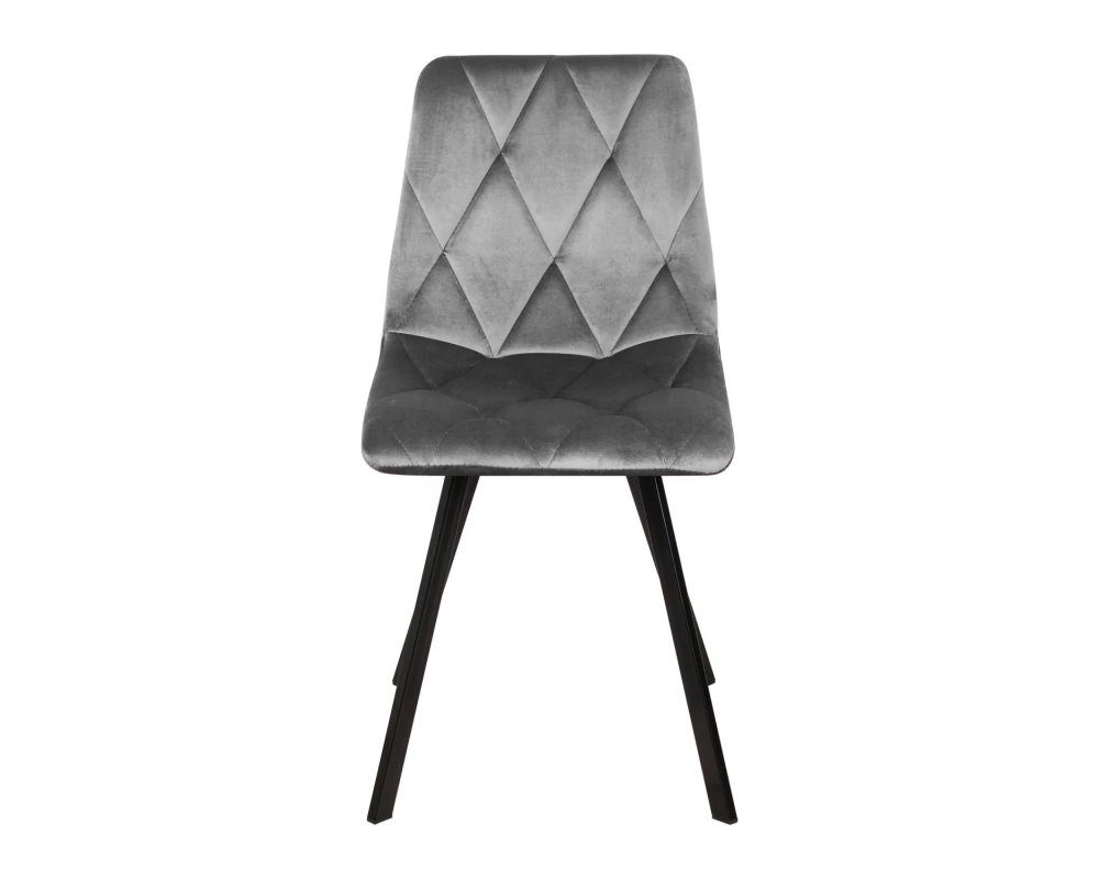 Стул обеденный Рокки ножки прямоугольные черные