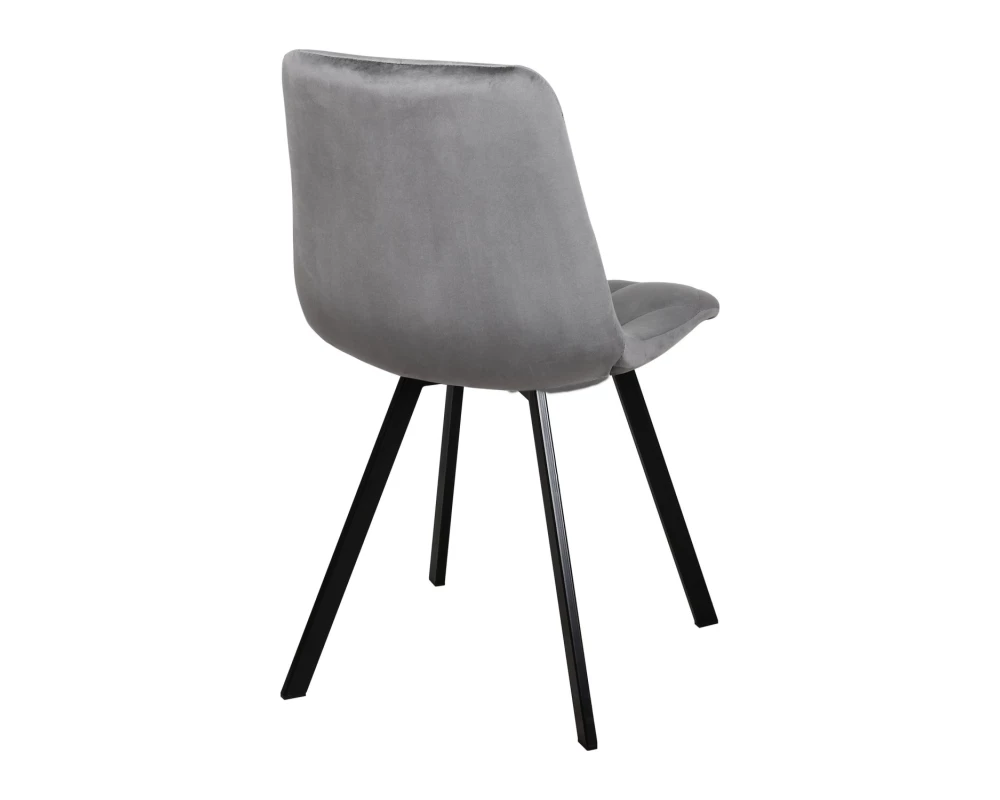 Стул обеденный Рокки ножки прямоугольные черные