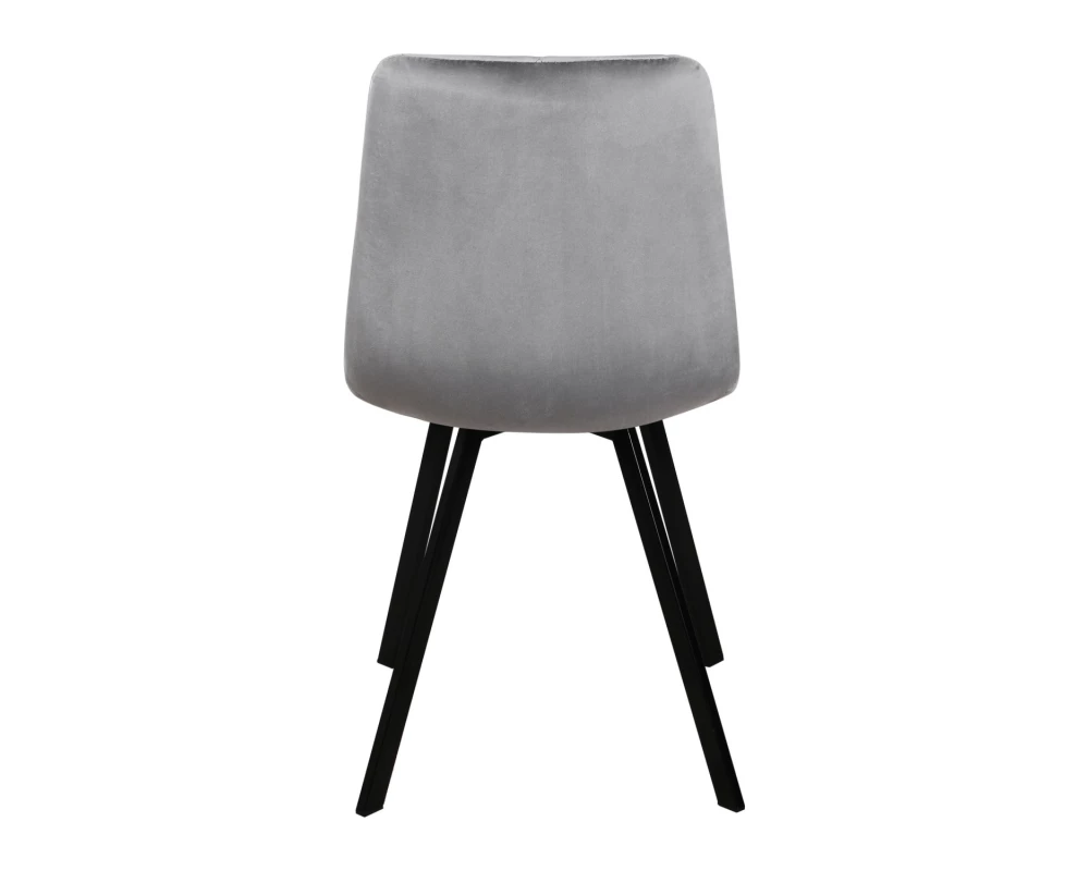 Стул обеденный Рокки ножки прямоугольные черные