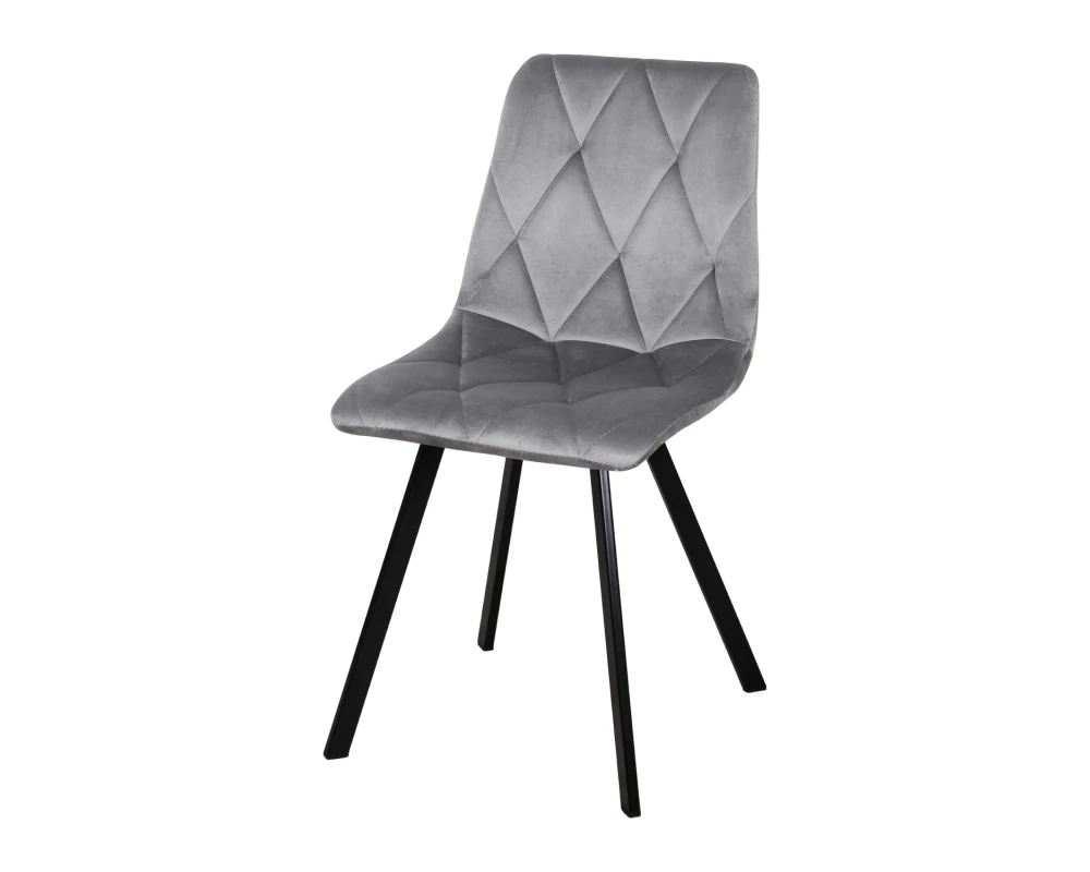 Стул обеденный Рокки ножки прямоугольные черные