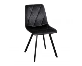 Стул обеденный Рокки ножки прямоугольные черные images