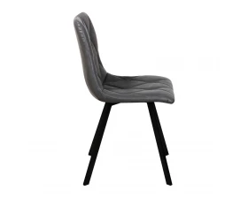 Стул обеденный Рокки ножки прямоугольные черные images