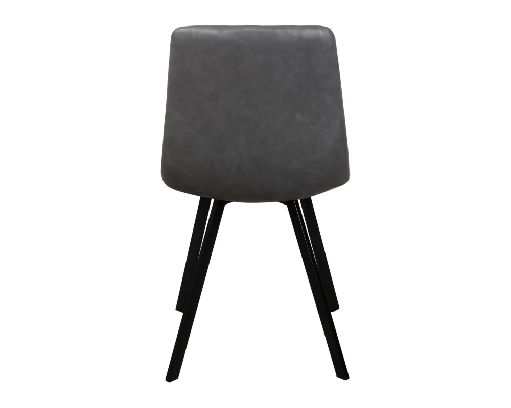 Стул обеденный Рокки ножки прямоугольные черные