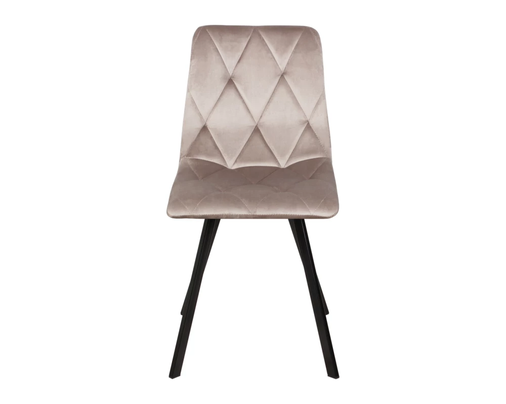 Стул обеденный Рокки ножки прямоугольные черные