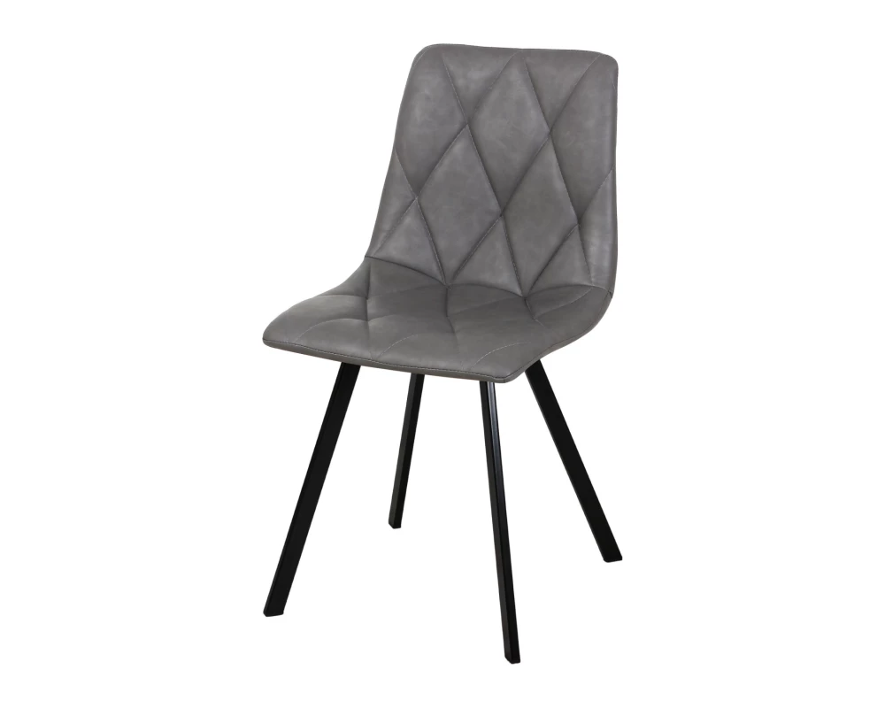 Стул обеденный Рокки ножки прямоугольные черные