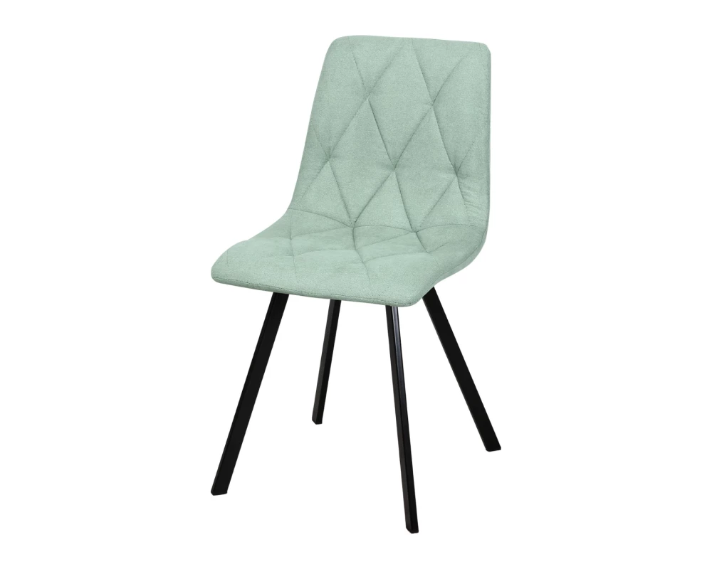 Стул обеденный Рокки ножки прямоугольные черные