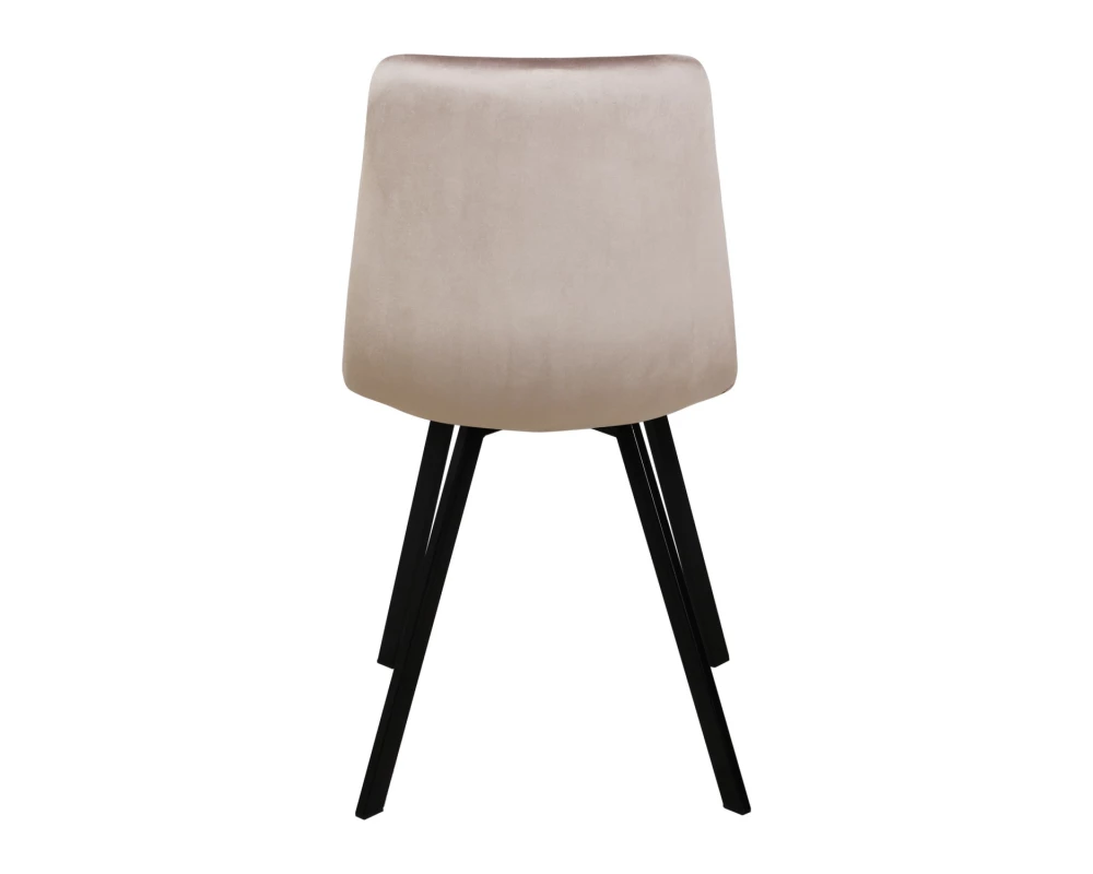 Стул обеденный Рокки ножки прямоугольные черные