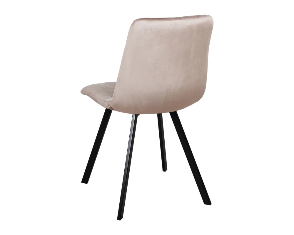 Стул обеденный Рокки ножки прямоугольные черные