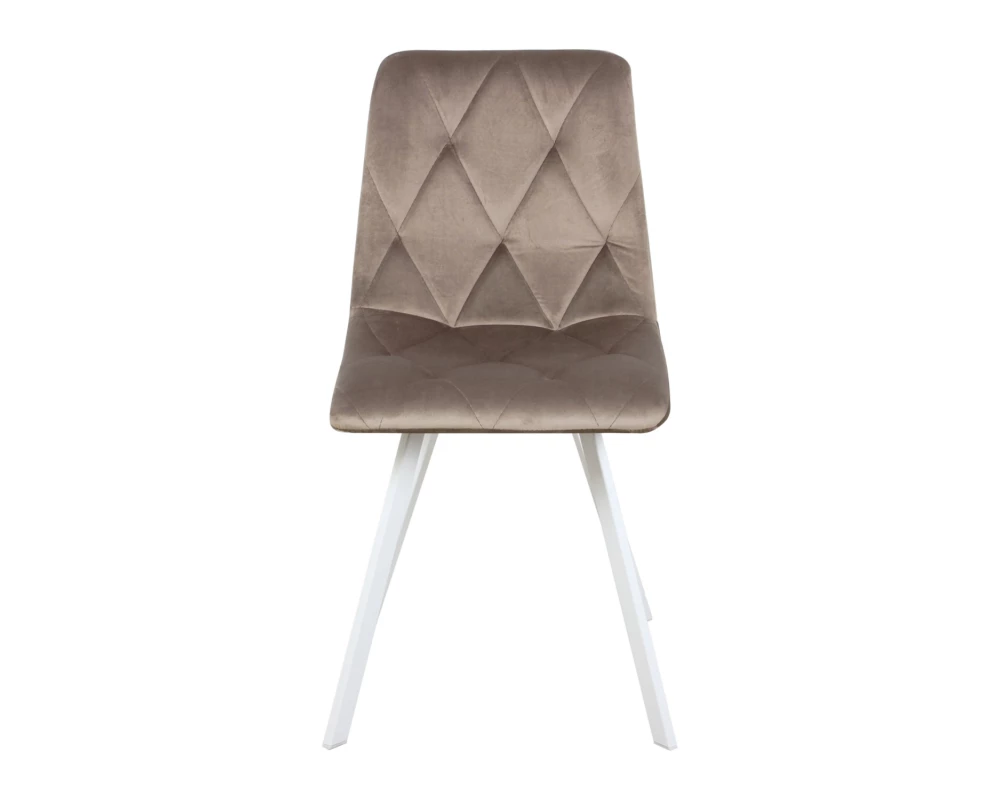 Стул обеденный Рокки-РФ ножки прямоугольные белые