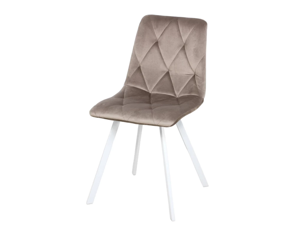 Стул обеденный Рокки-РФ ножки прямоугольные белые