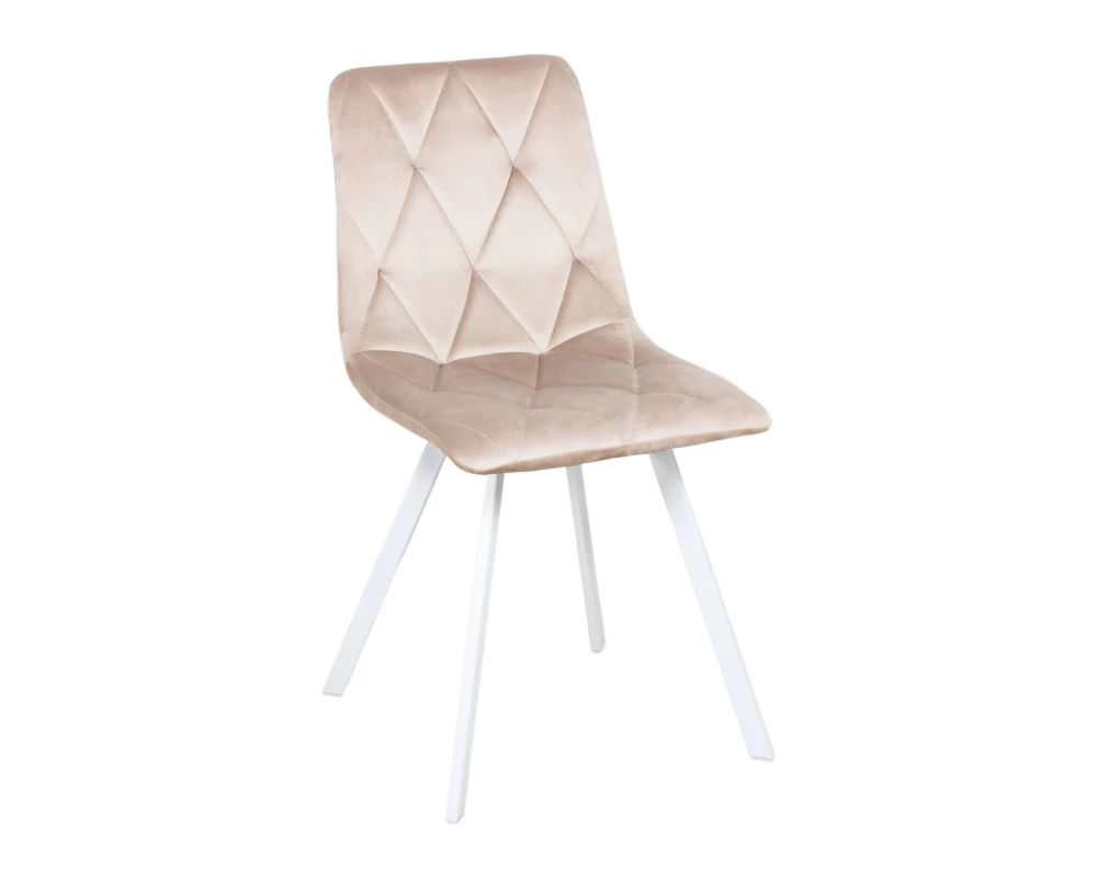 Стул обеденный Рокки-РФ ножки прямоугольные белые