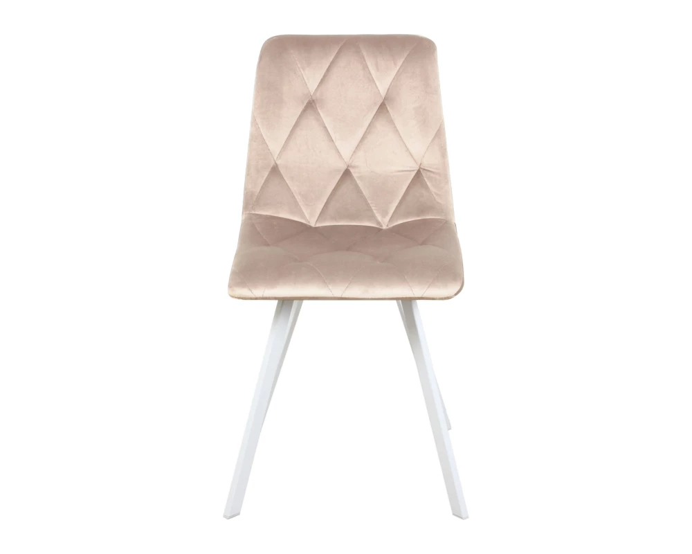 Стул обеденный Рокки-РФ ножки прямоугольные белые