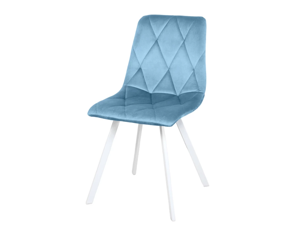 Стул обеденный Рокки-РФ ножки прямоугольные белые