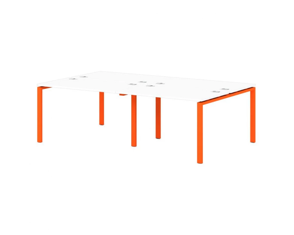 Бенч-система на 4 рабочих места 2400х1450х750 Sentida