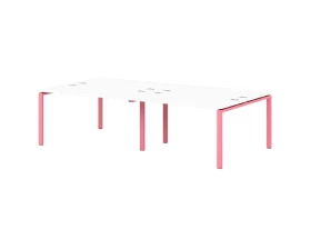 Бенч-система на 4 рабочих места 2800х1450х750 Sentida images