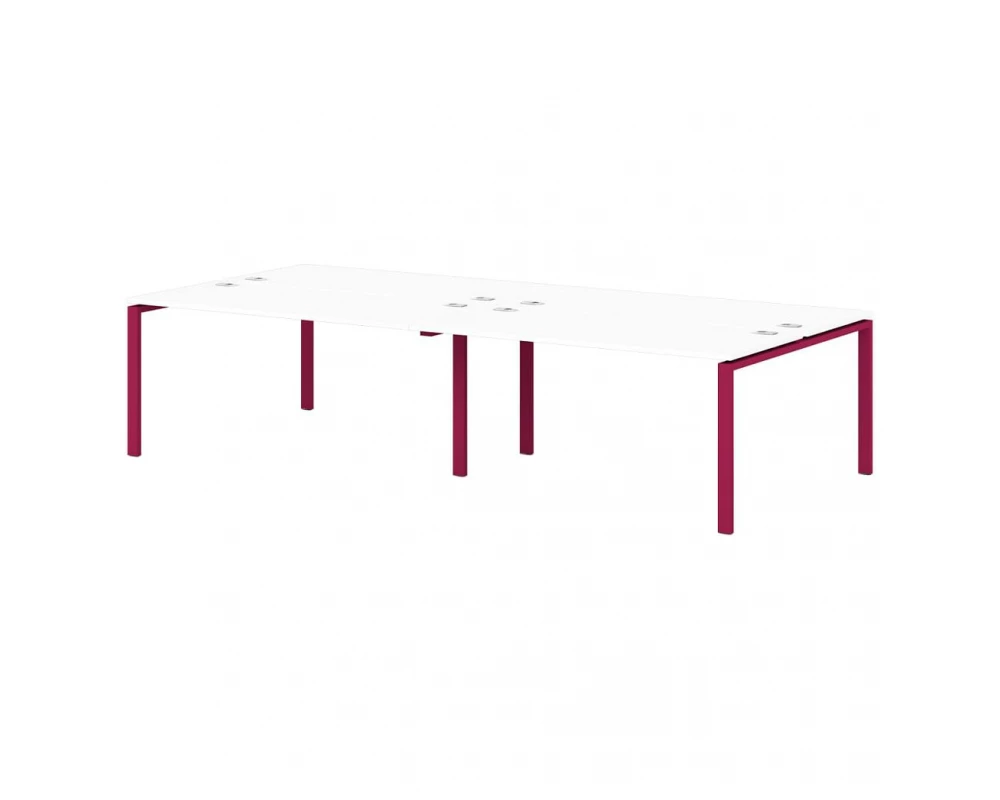 Бенч-система на 4 рабочих места 3200х1450х750 Sentida