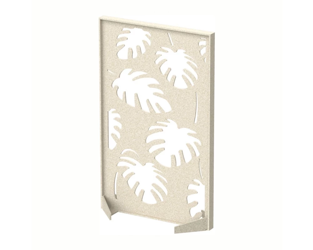 Перегородка с декором "Пальмы" 80х40х140 Forest Office Лебединый пух