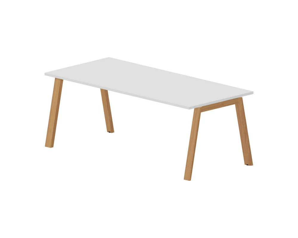 Стол руководителя 200х90х75 Artwood Executive Белый/Бук