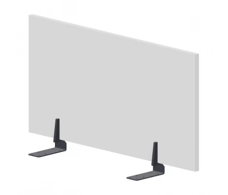 Настольный экран (меламин) торцевой промежуточный для столов гл.78см GDB