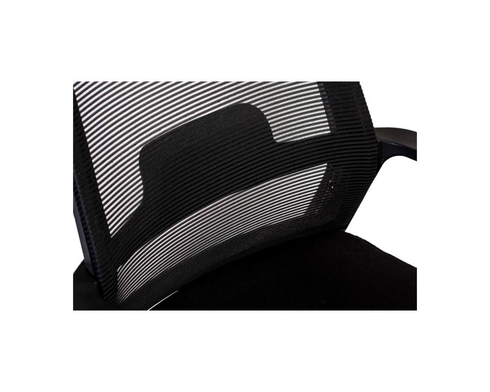 Кресло VIKING-93 MAS-V817 Сетка/Ткань, Черный