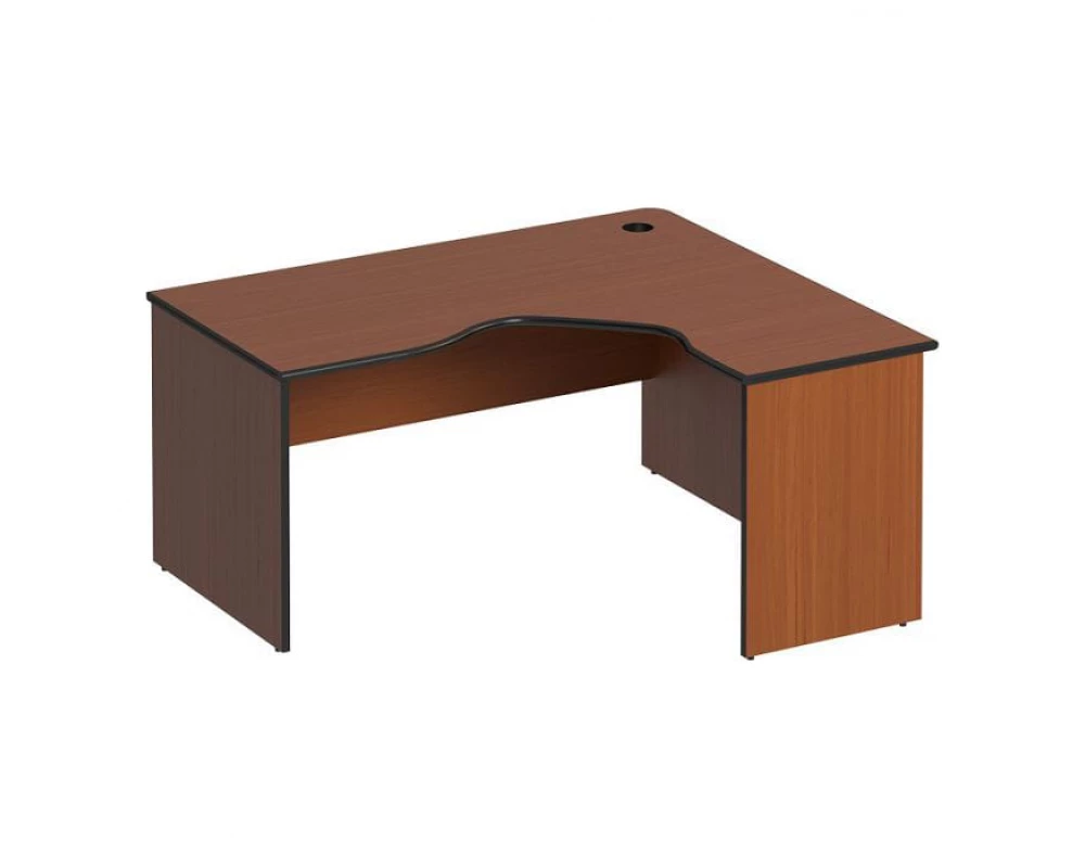 Стол письменный эргономичный правый 160x140x75 Дин-Р