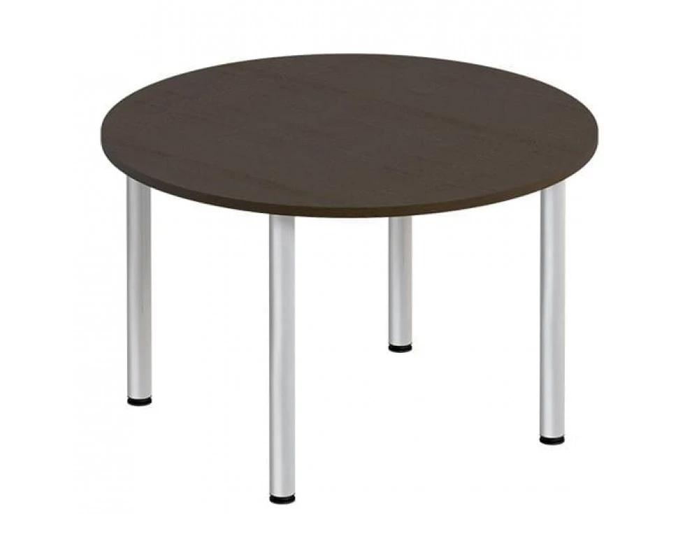 Стол для переговоров круглый на хромированных опорах ФР 189 Formula