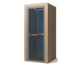 Акустическая кабина LWOP WOOD ONE (задняя стенка стекло) images