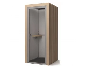 Акустическая кабина LWOP WOOD ONE (задняя стенка стекло) images