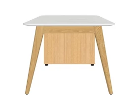 Стол рабочий прямой с опорной тумбой Rem-180.1L+Rem-32 Remo images