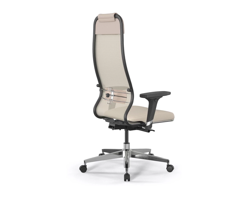 Кресло SynchroSit 10 B1-115D M23.B22.G18.W02 Сетка/Экокожа, Молочный
