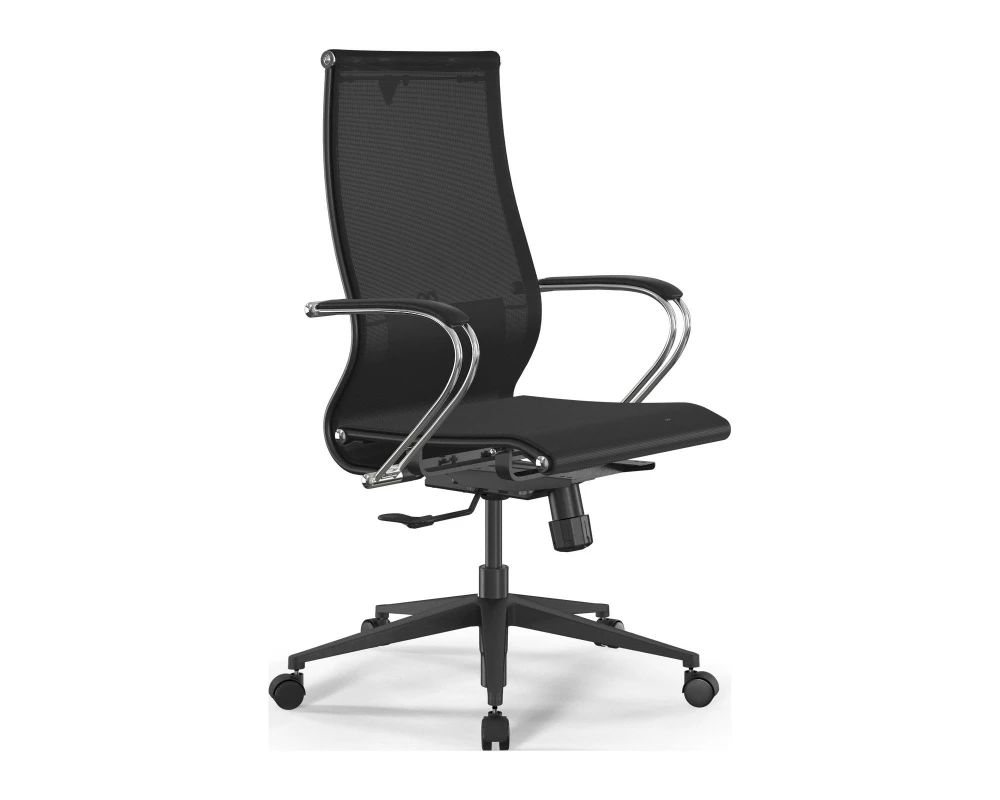 Кресло SynchroSit 10 B2-189K M25.B11.G19.W02 (подл. хром) Сетка, Черный