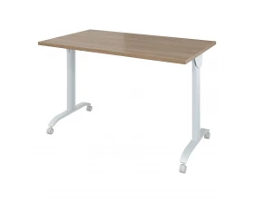 Стол на колёсах с откидной столешницей (1600х700х760) Дублин металл images