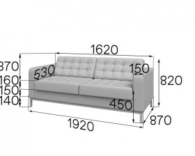 Диван 3-местный МК Kos3M-mk МК Космо MVK images