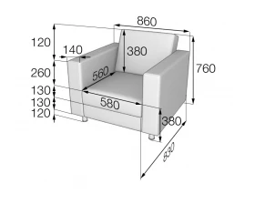 Кресло O1 Офис MVK images
