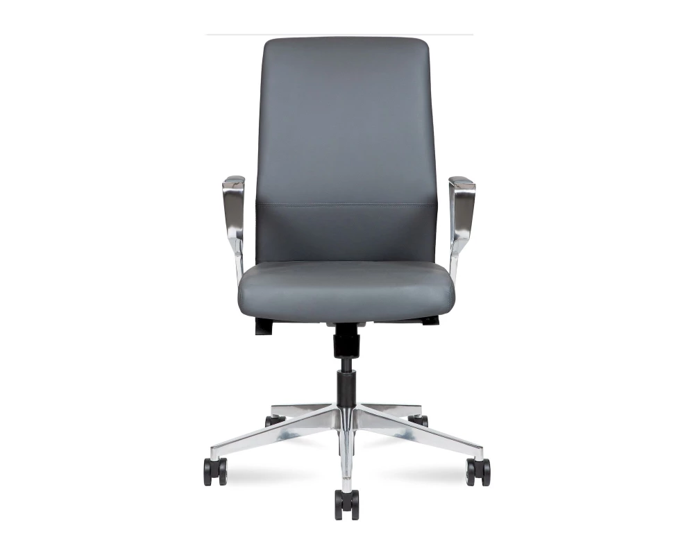 Кресло Norden West LB Натуральная кожа, Серый