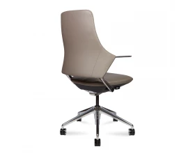 Кресло Norden Han LB Натуральная кожа, Серый images