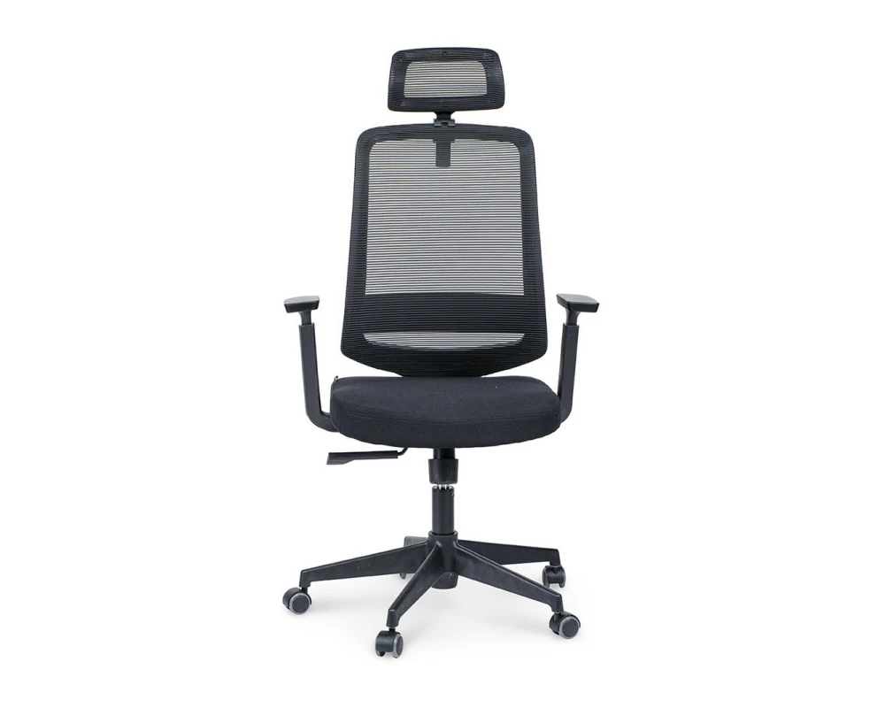 Кресло Norden Лондон офис Сетка/Ткань, Черный