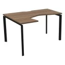 отзыв Стол эргономичный левый на металлокаркасе НТМП.П-060.ЛВ Аргентум